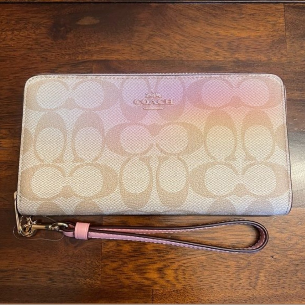 Coach Gradient Wristlet Wallet